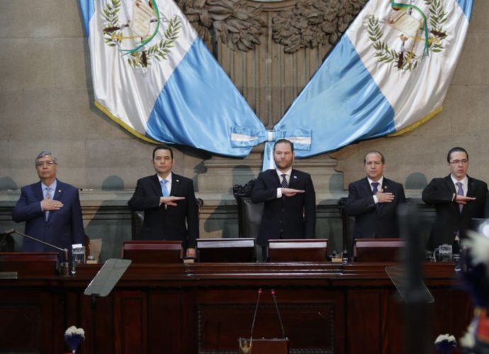 Juramentan Junta Directiva 2019-2020 del Congreso de la República de Guatemala