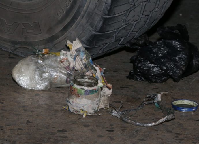 Presunto pandillero del Barrio 18 capturado con artefacto explosivo