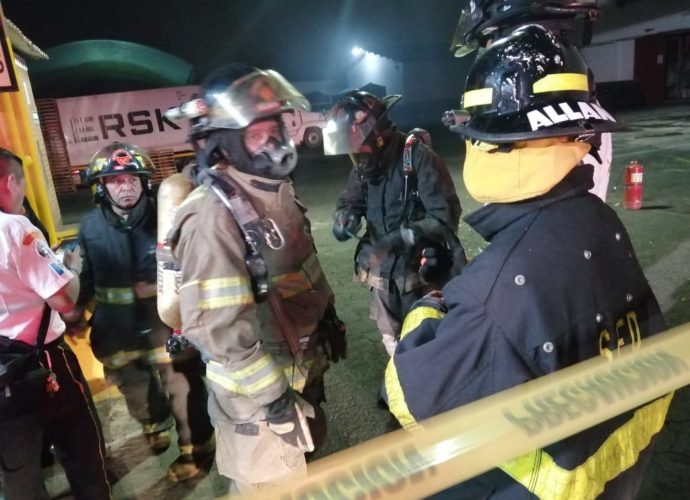 Fuga de amoníaco en fábrica en San José Pinula