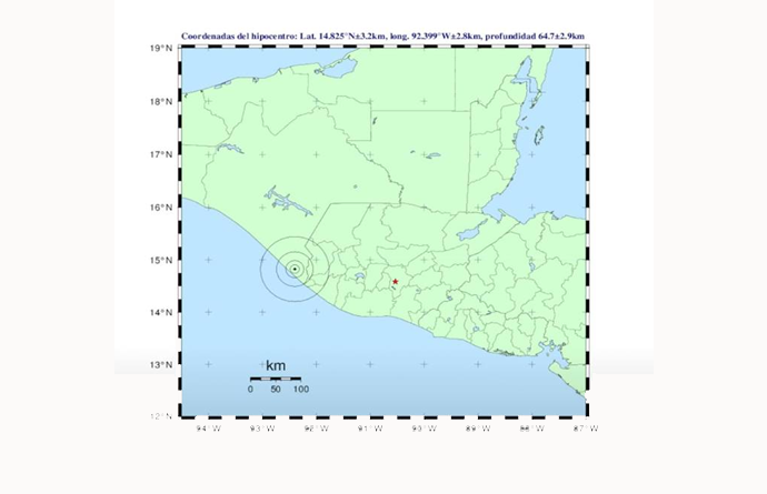 Información Oficial sismo de magnitud 6.8