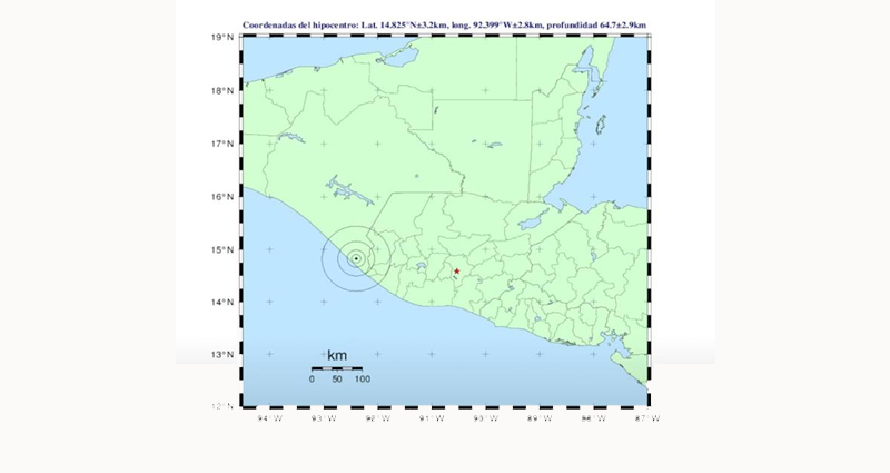 Información Oficial sismo de magnitud 6.8