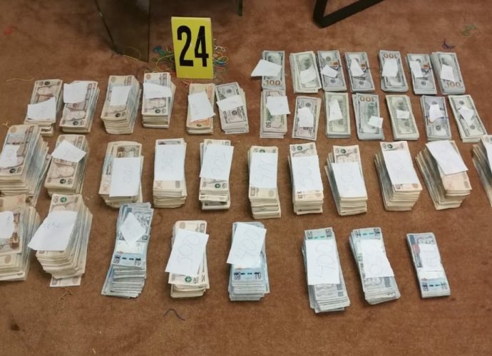 Localizan suma millonaria en inmueble de San Cristóbal, Mixco, tras operativo contra la narcoactividad