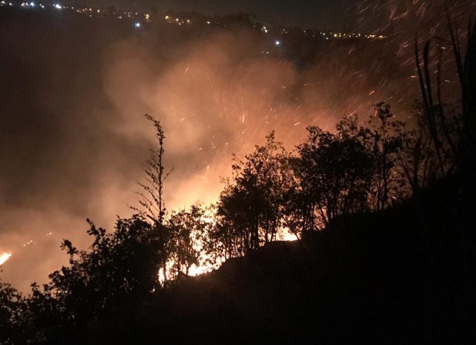 Al menos 12 incendios forestales amenazan el territorio nacional