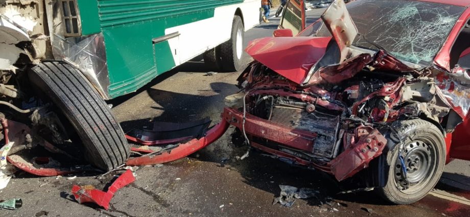 Dos heridos en accidente de tránsito en Ruta Nacional 14, en curva denominada “del Papur”