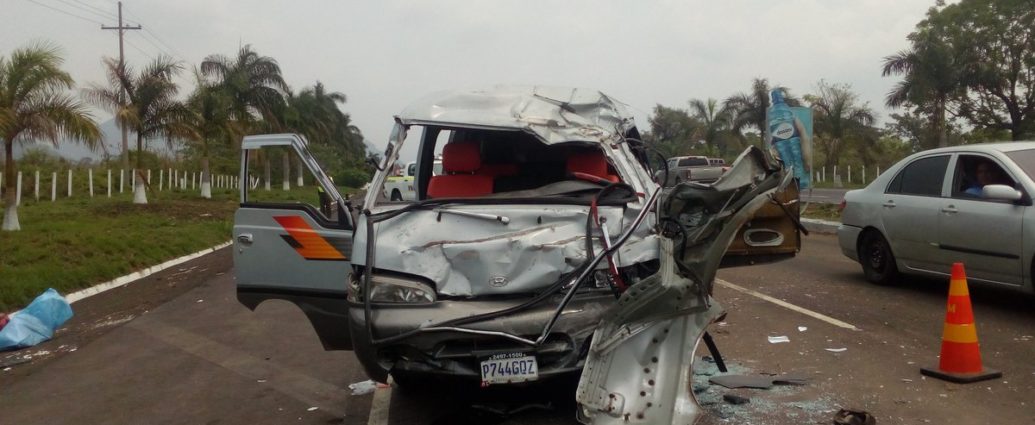 Accidente en autopista de Palin Escuintla
