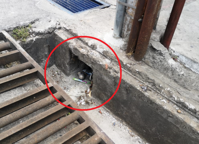 Localizan Artefacto Explosivo Artesanal en La Brigada, zona 7 de Mixco
