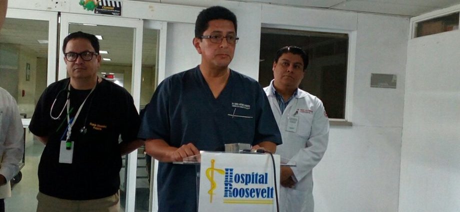 Director del hospital roosevelt Marco Barrientos