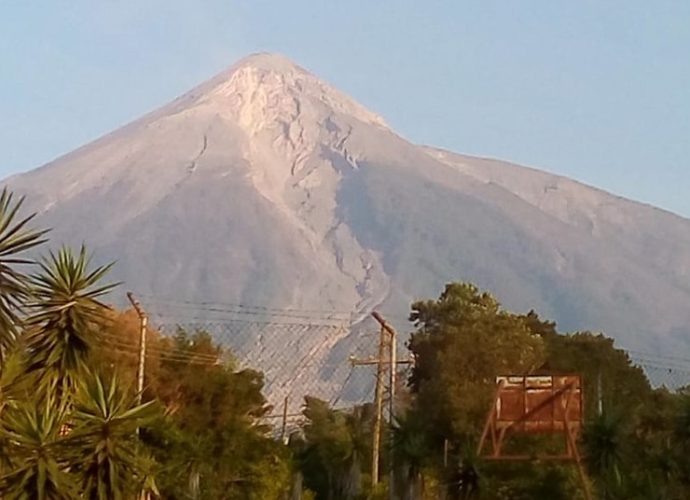 Advierten de incremento en actividad del Volcán de Fuego