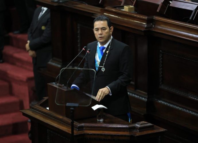 Presidente Morales: “En Guatemala está establecida la supremacía constitucional y nadie es superior a la ley”