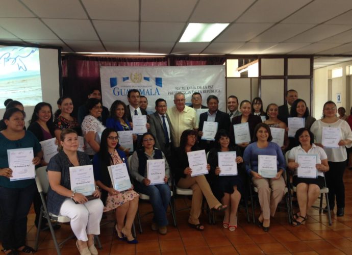 SEPAZ gradúa a 82 ‘Multiplicadores de Paz’