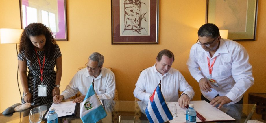 Guatemala y Cuba fortalecen  intercambio comercial bilateral