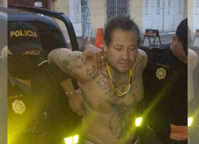 Pandillero de clica del «Barrio 18» de EE. UU. capturado en Santa Rosa