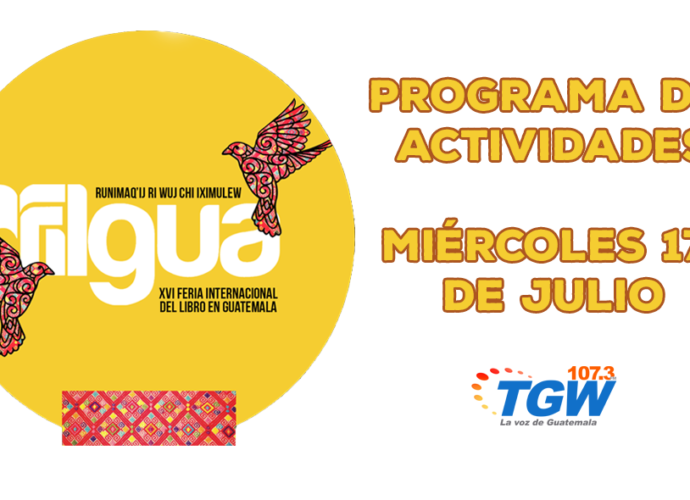 FILGUA 2019: Programa de actividades martes 17 de julio
