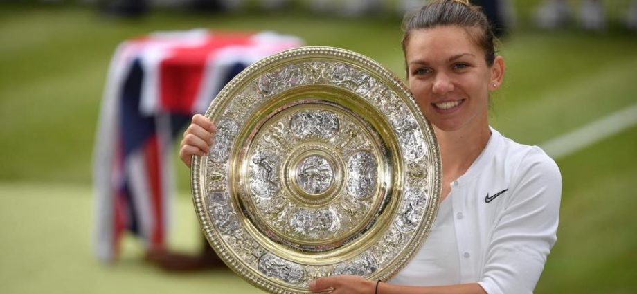 Increible Simona Halep Campeona de Wimbledon