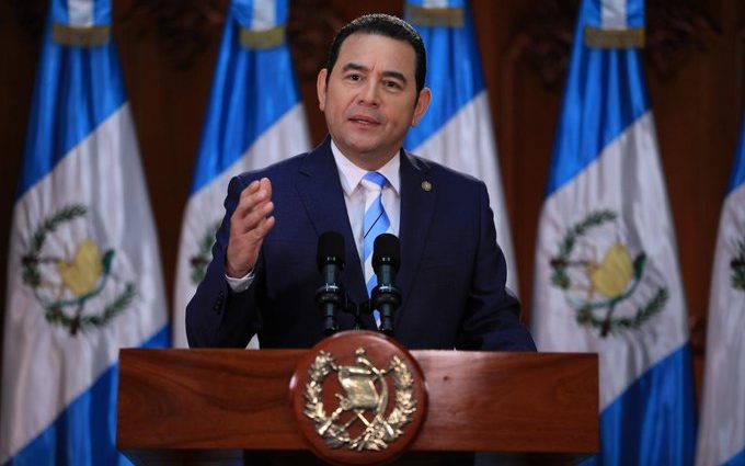 Presidente Jimmy Morales felicita al nuevo mandatario electo de Guatemala