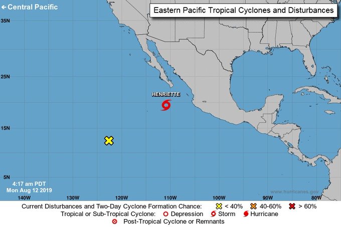 Tormenta tropical Henriette no representa riesgo para Guatemala
