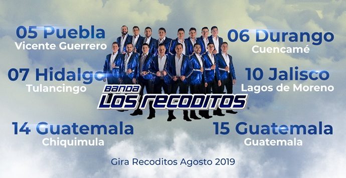 Los Recoditos se presentan en Guatemala el 14 y 15 de agosto