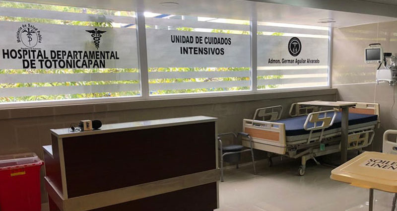Equipan Unidad de Cuidados Intensivos de Adultos en el Hospital de Totonicapán