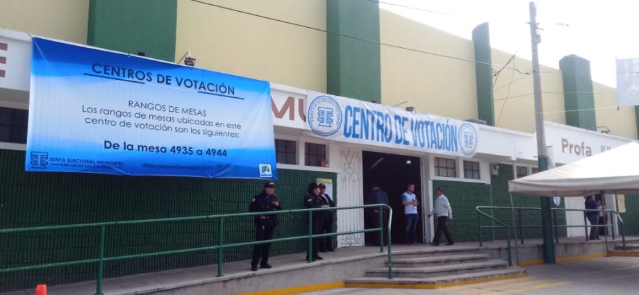 Reubican centro de votación en San Lucas, Sacatepéquez
