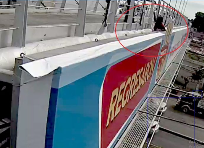 Capturado por robar cableado eléctrico en pasarelas