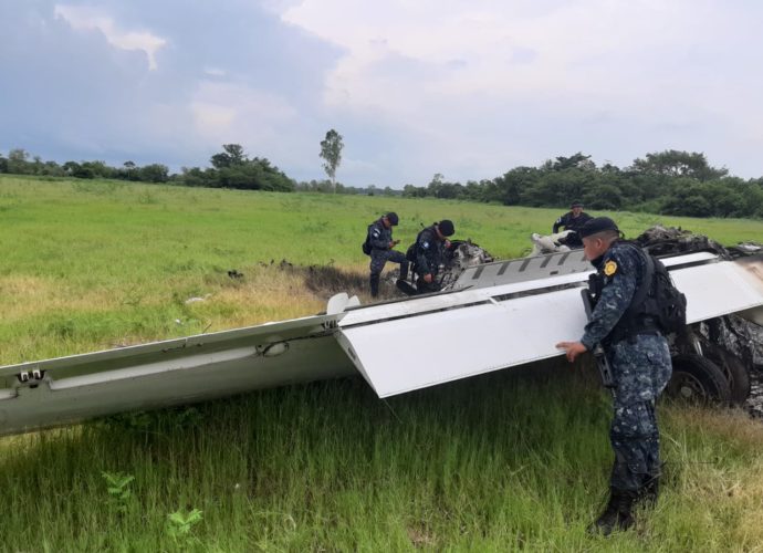 Aeronave destruida es localizada con posibles ilícitos