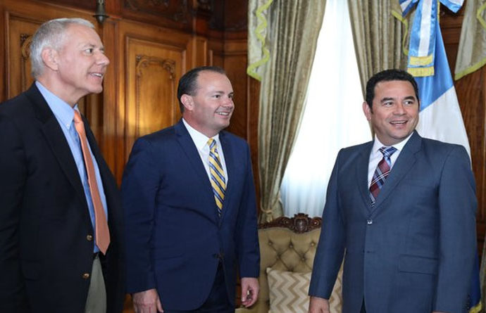 Senador y Congresista estadounidenses reiteran apoyo de EE.UU. a Guatemala
