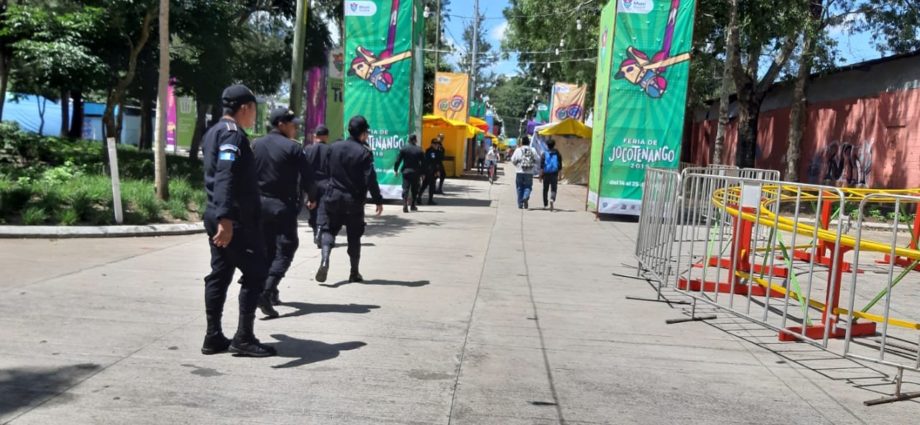 PNC preparada para proteger a los ciudadanos que visiten la Feria de Jocotenango