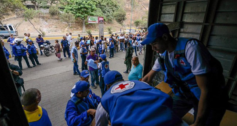 Arriba a Venezuela cargamento de 34 toneladas de ayuda humanitaria desde Italia