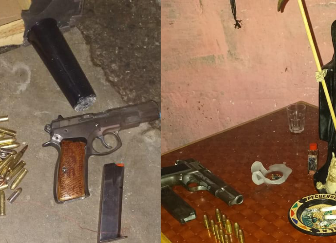 Preliminar: Localizan armas de fuego durante operativo contra integrantes de pandillas