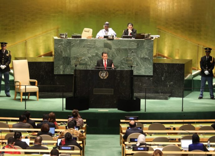 Presidente Morales realizó su discurso oficial ante la Asamblea General de la ONU