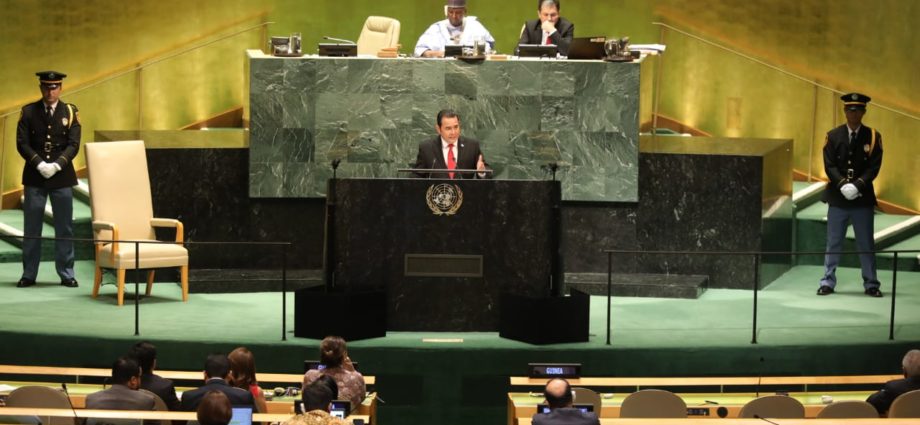 Presidente Morales realizó su discurso oficial ante la Asamblea General de la ONU