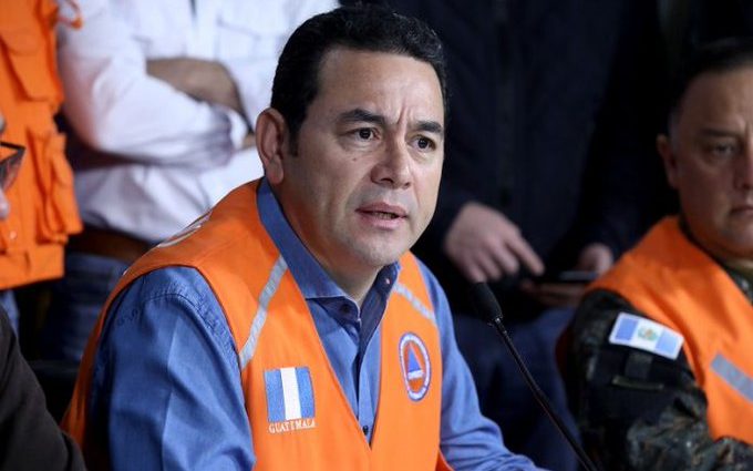 Presidente Jimmy Morales convoca a Sistema de Seguridad para reducción de emergencias