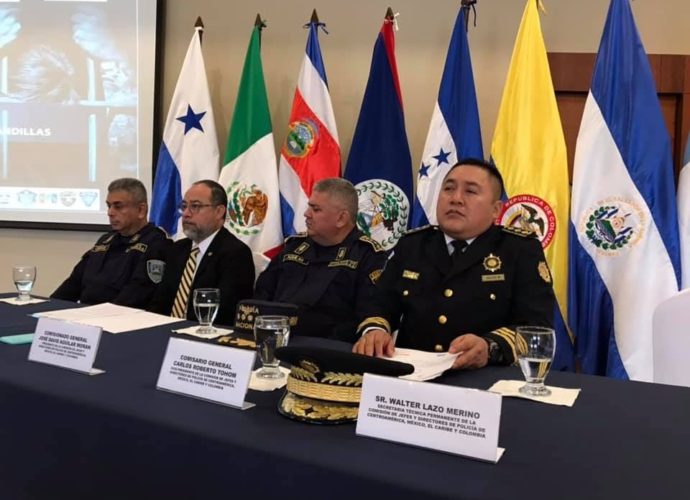 Cuerpos de policía integrantes del SICA se reúnen en Honduras para fortalecer acciones contra las pandillas