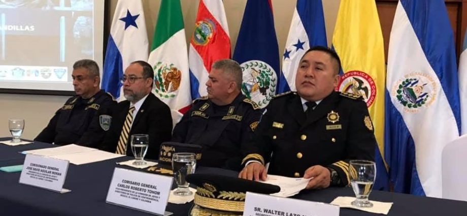 Cuerpos de policía integrantes del SICA se reúnen en Honduras para fortalecer acciones contra las pandillas