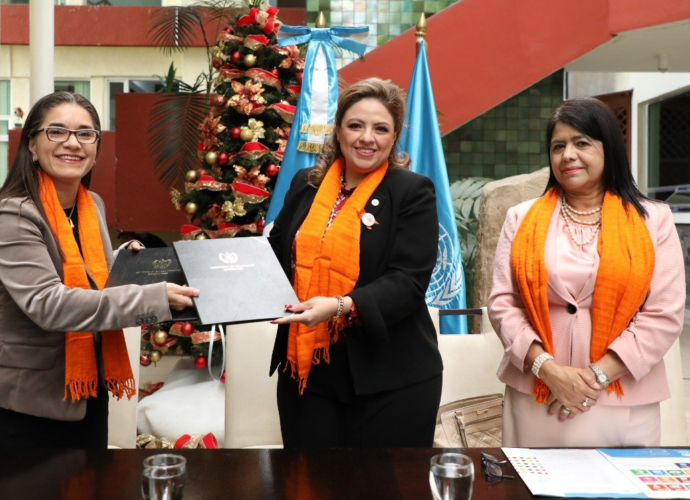 Guatemala y Naciones Unidas firman memorándum para implementar protocolo de prevención y atención a mujeres