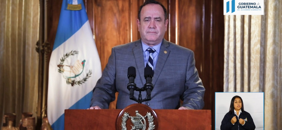 Presidente Giammattei decreta Estado de Prevención en San Juan Sacatepéquez y Mixco