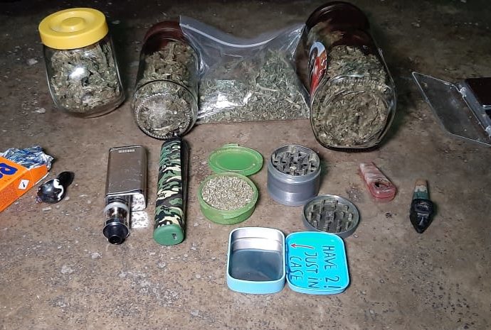 Incautan droga y localizan placas alteradas en Villa Nueva