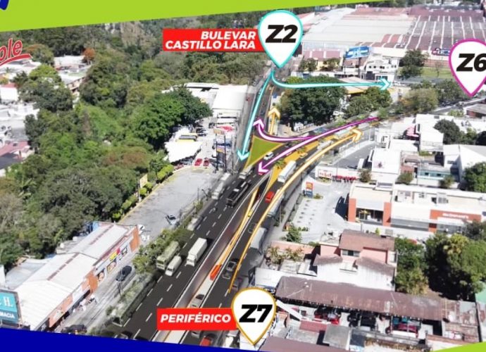 Inicia construcción y desvío del tránsito por el paso a desnivel «El Zapote»