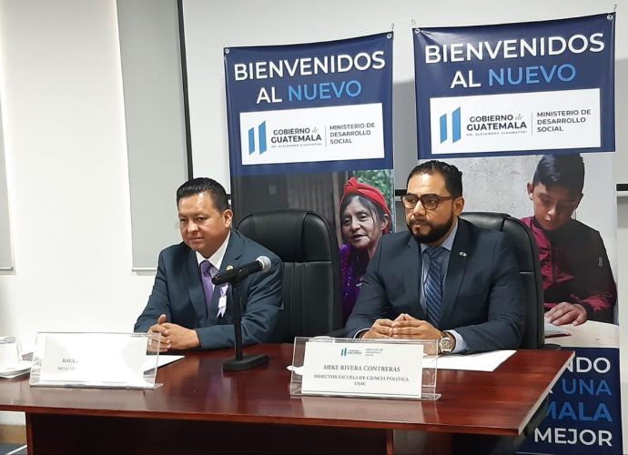 MIDES y Escuela de Ciencia Política de la USAC establecen rutas de desarrollo humano