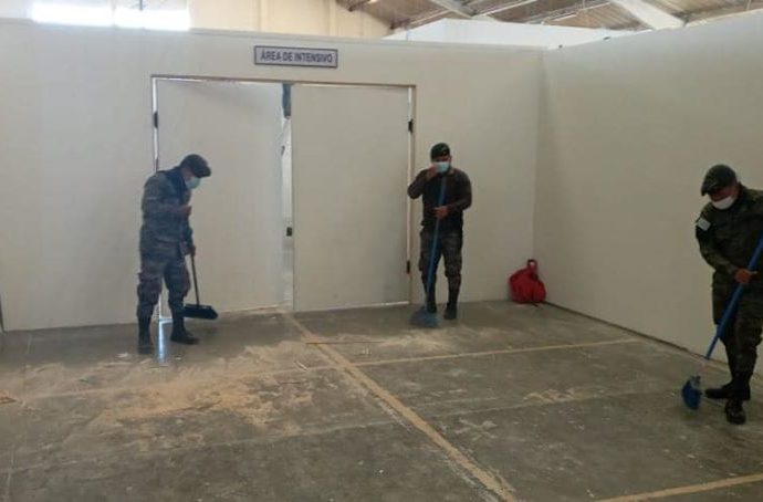 Comienza fase de equipamiento de Hospital temporal en Quetzaltenango