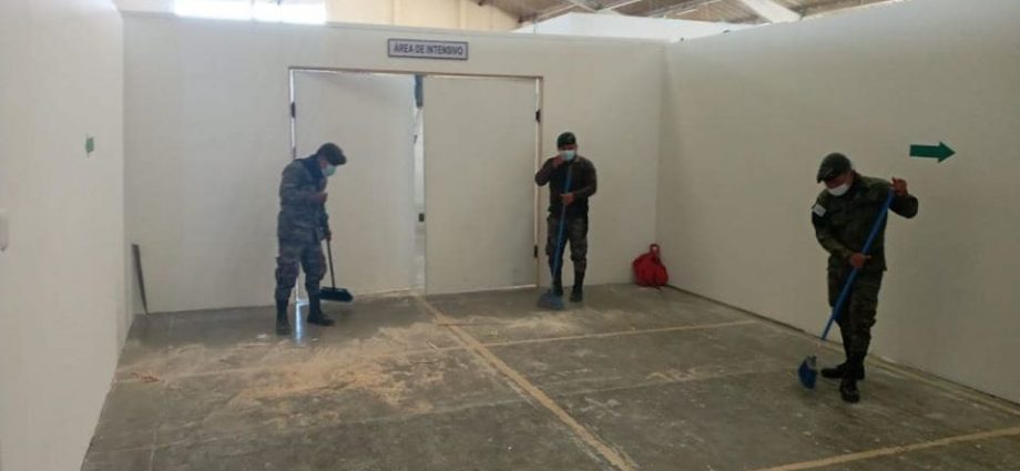 Comienza fase de equipamiento de Hospital temporal en Quetzaltenango