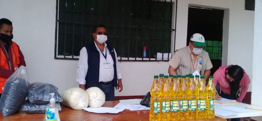 MAGA entrega alimentos en Totonicapán y Jutiapa