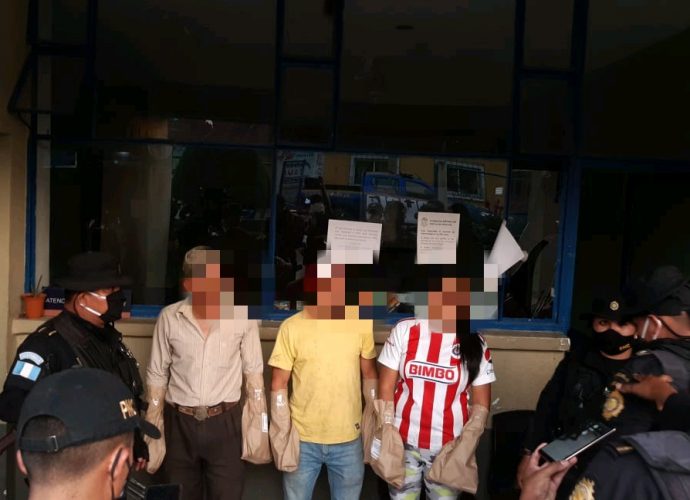 Capturan a presuntos responsables del ataque armado contra agentes PNC y PMT en Alta Verapaz