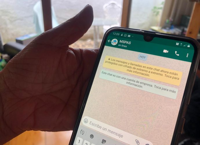 Salud habilita chat para informar sobre el coronavirus