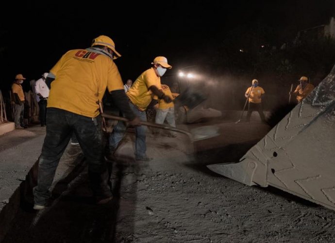 CIV continúa restablecimiento de red vial durante el Toque de Queda