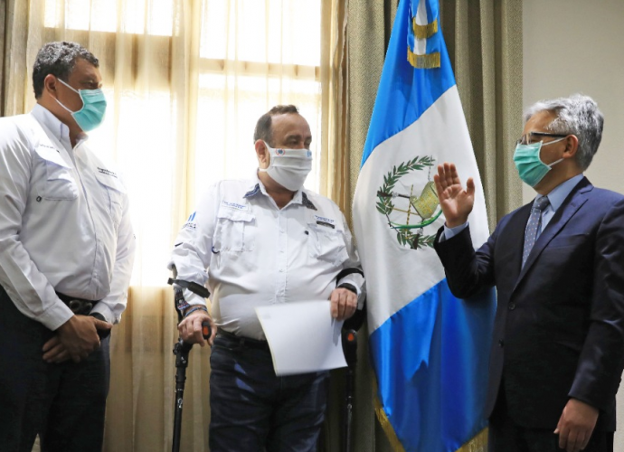 Gobierno de Guatemala juramenta al nuevo titular del MAGA