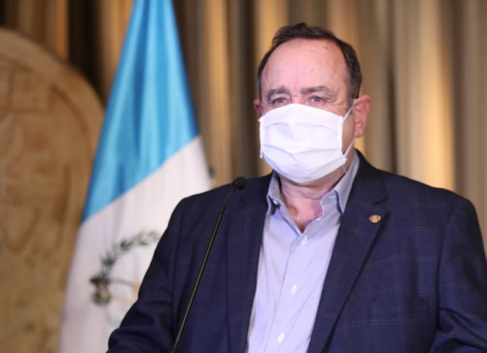 Presidente Giammattei confirma 5 casos nuevos y 2 recuperados de COVID-19