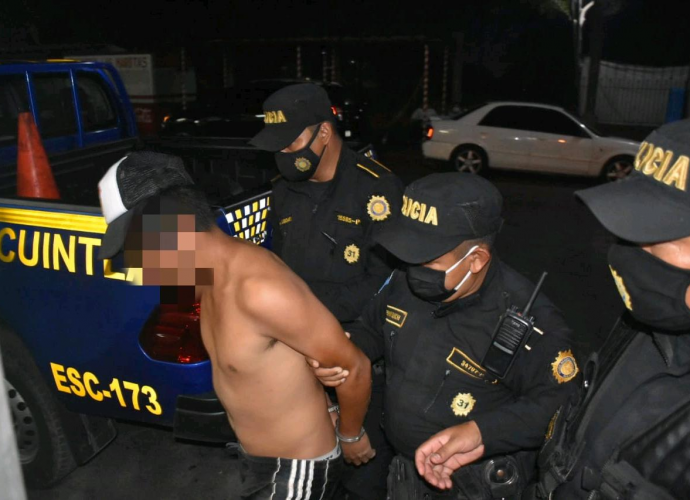PNC captura a presunto sicario responsable de la muerte de un repartido de comida rápida