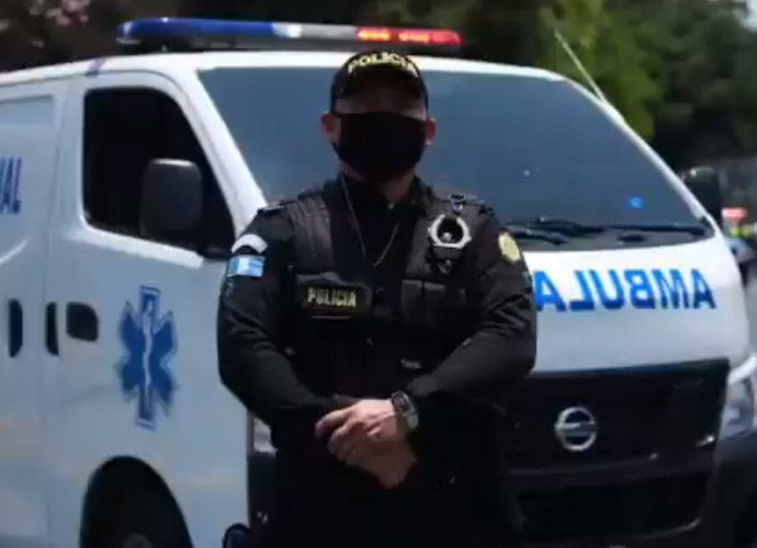 PNC refuerza seguridad en Hospitales Temporales que atienden la crisis del COVID-19 en Guatemala