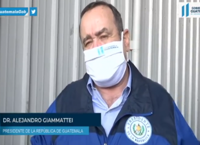 Presidente Giammattei asegura que esta semana es de suma importancia para la contención del COVID-19